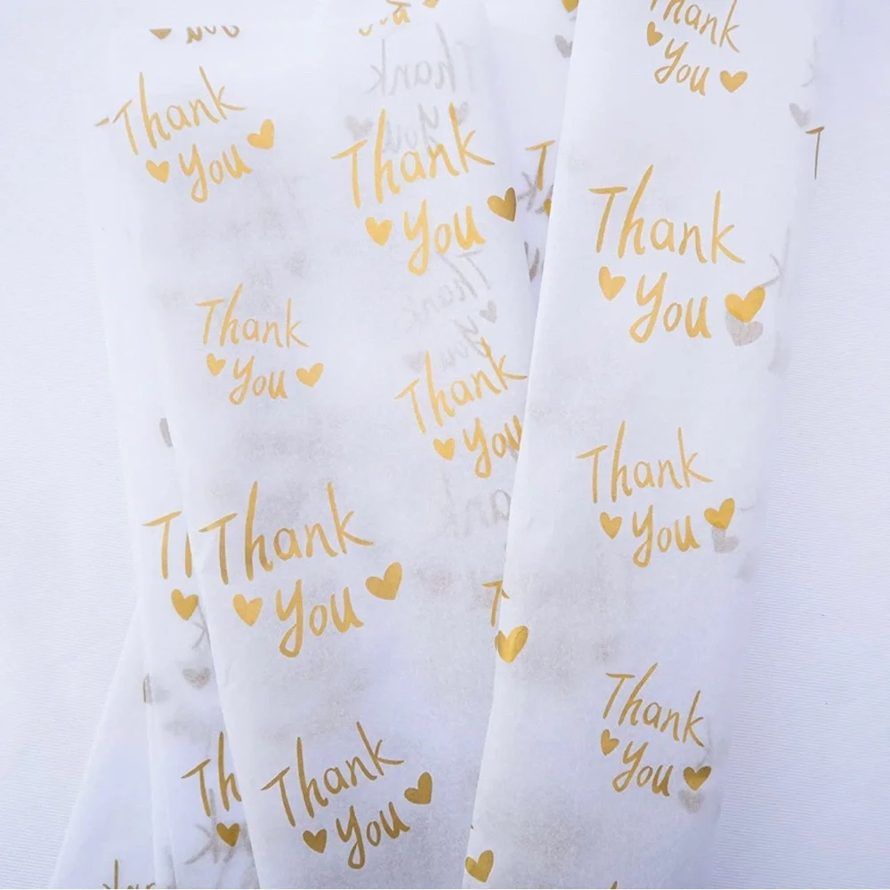 100 Thank You Tissue Paper Sheets, 13X19” PRICE IS FIRM - Picture 6 of 6